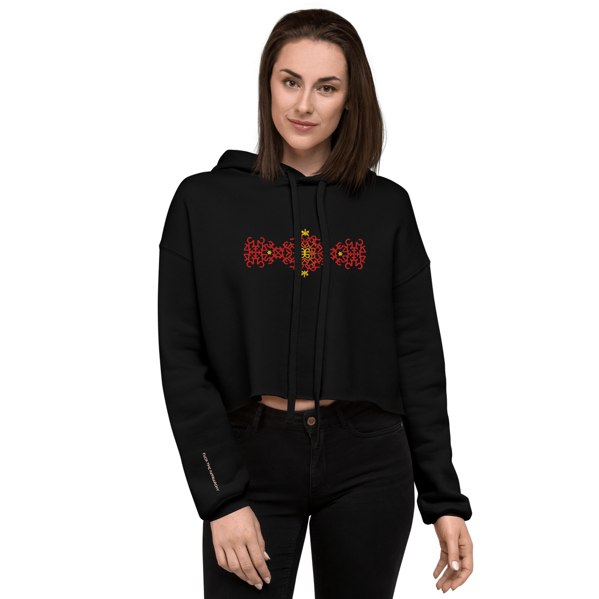 Fuck the Patriarchy Crop Hoodie
