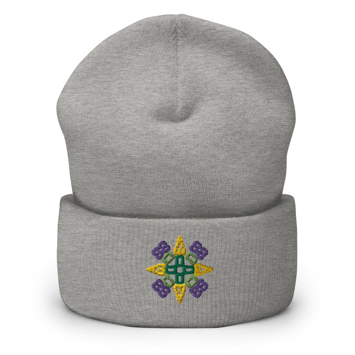 Odesa Embroidered Cuffed Beanie