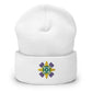 Odesa Embroidered Cuffed Beanie