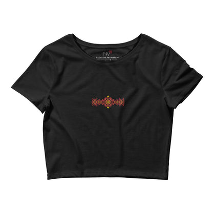 Fuck the Patriarchy Embroidered Women’s Crop Tee