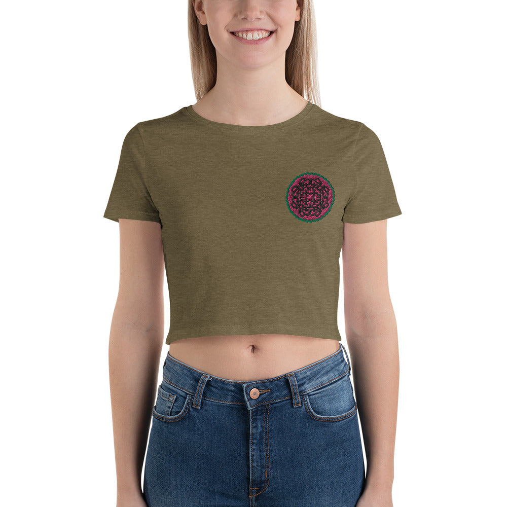 Kherson Embroidered Women's Crop Tee