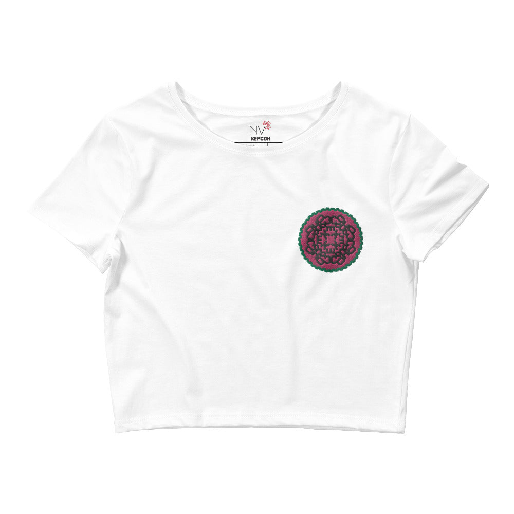 Kherson Embroidered Women's Crop Tee