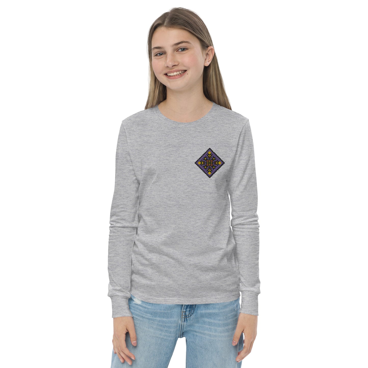 Perun Embroidered Youth long sleeve tee