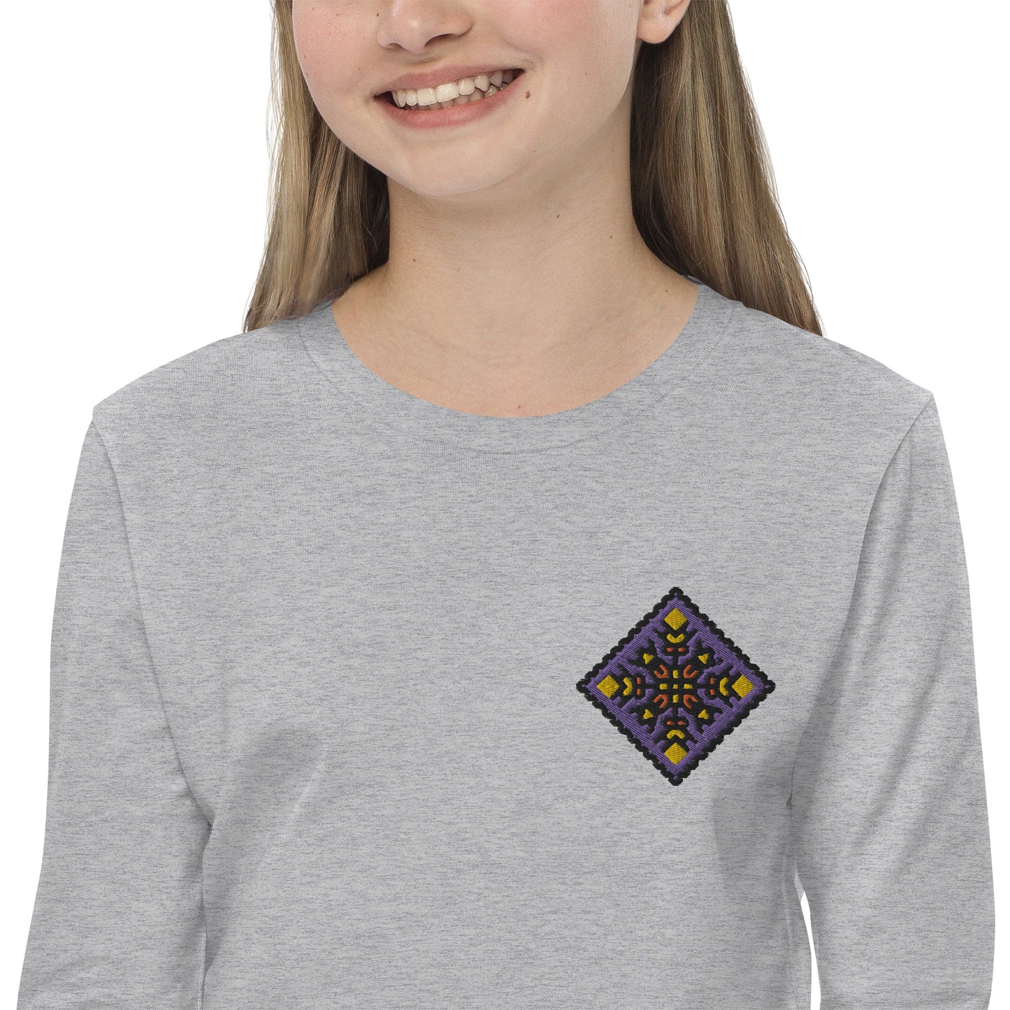 Perun Embroidered Youth long sleeve tee